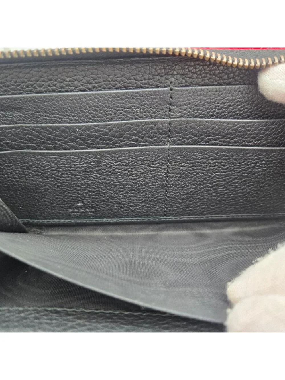 Gucci Logo Wallet Black Leather - Picture 13 of 15